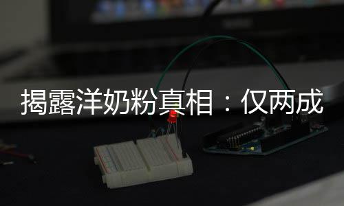 装成品进揭露仅两口洋奶相粉真成原