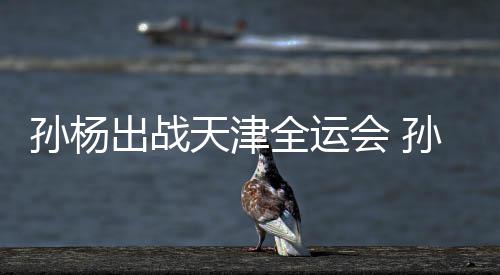 浙江天津团旗全运会 孙杨孙杨手担任代表出战