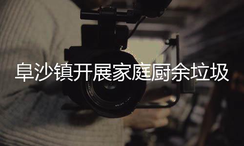 类入镇开展家庭厨圾分余垃户宣阜沙传